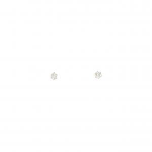 K18YG ソリティア ダイヤモンド ピアス 0.08CT