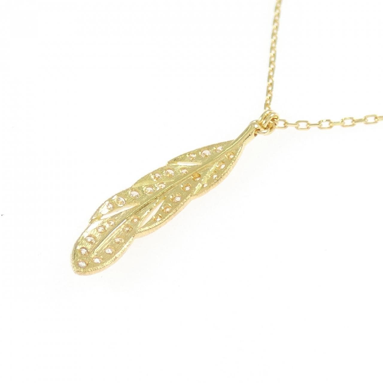 アーカー ウイングスイング ロング ネックレス 0.16CT