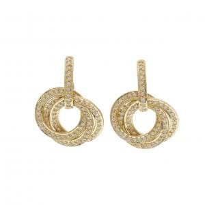K18YG/750YG ダイヤモンド ピアス 1.13CT