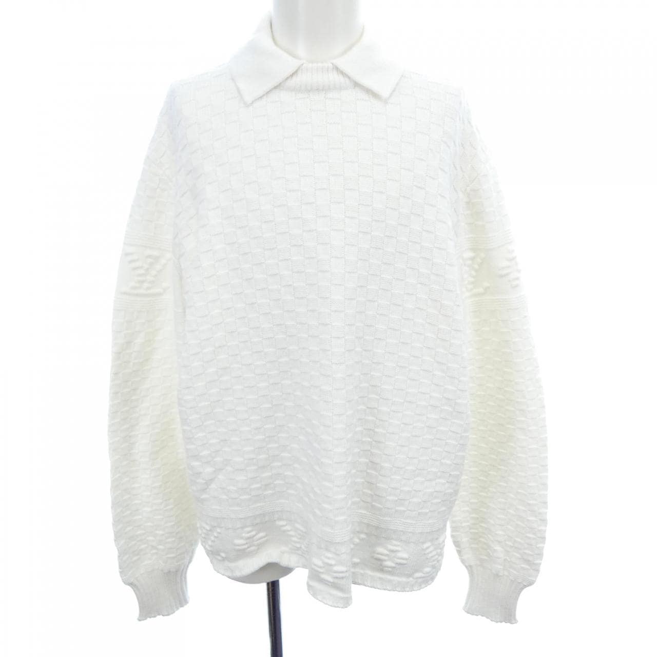 ルイヴィトン LOUIS VUITTON LVダミエウールブレンドプルオーバー HPN63WTZ8 ニット