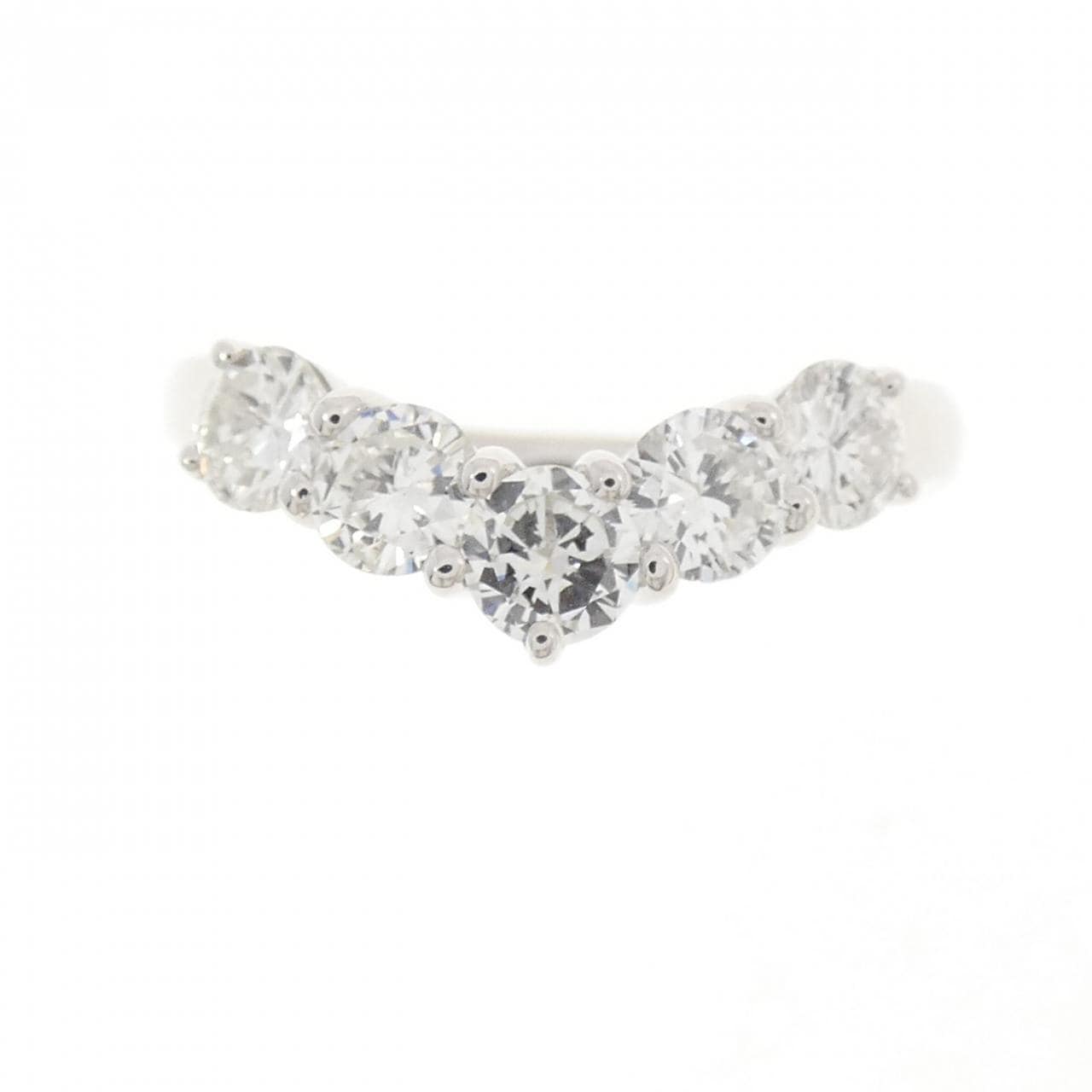 750WG ダイヤモンド リング 0.78CT
