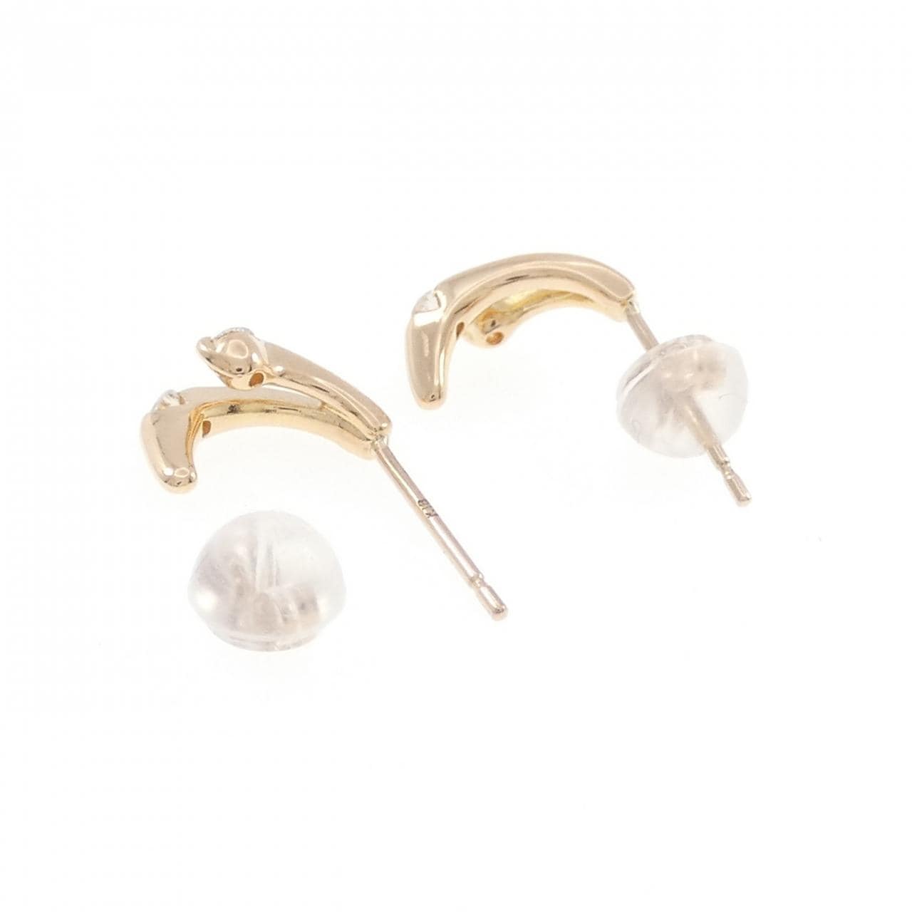 K18PG ダイヤモンド ピアス 0.12CT