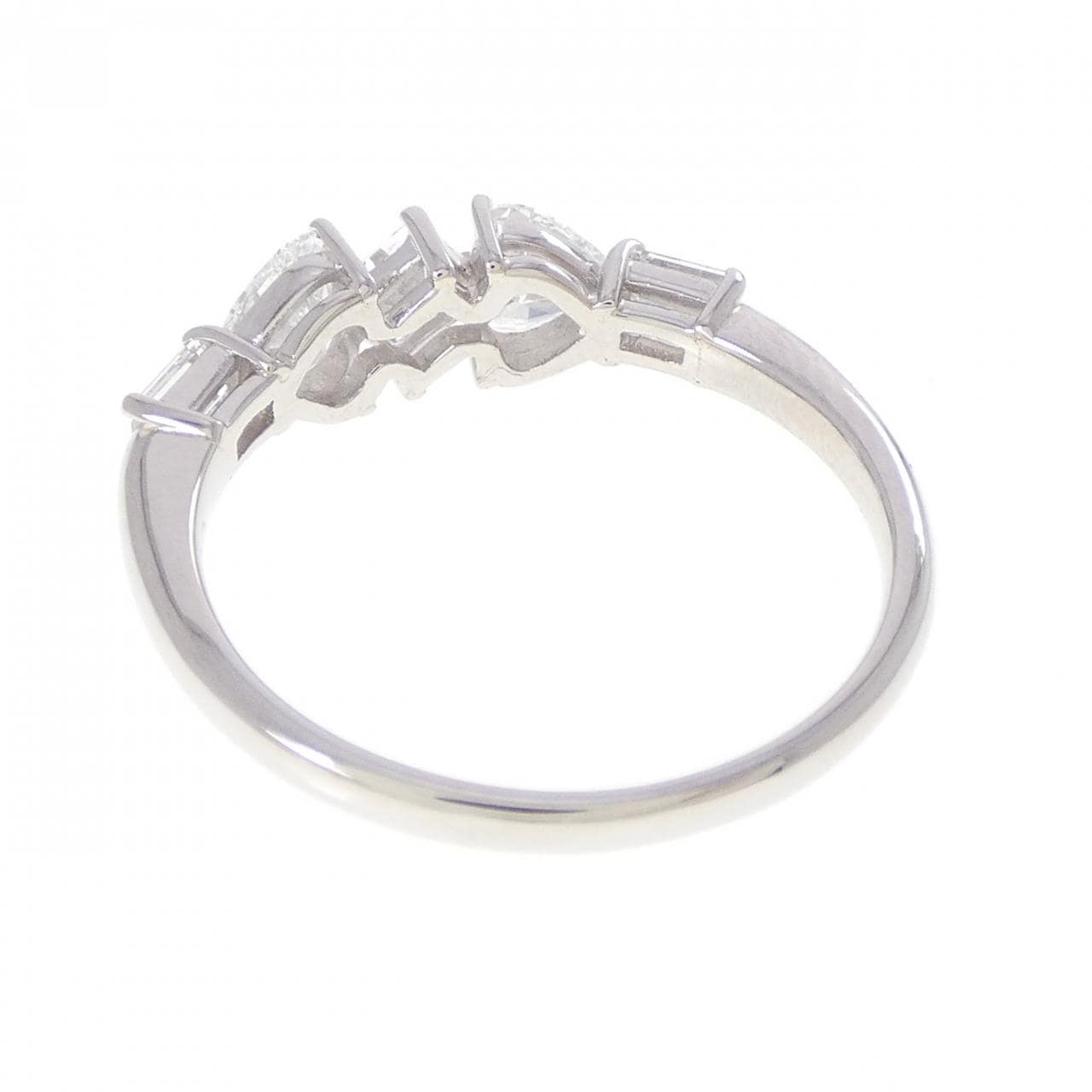 PT900 ハート ダイヤモンド リング 0.87CT
