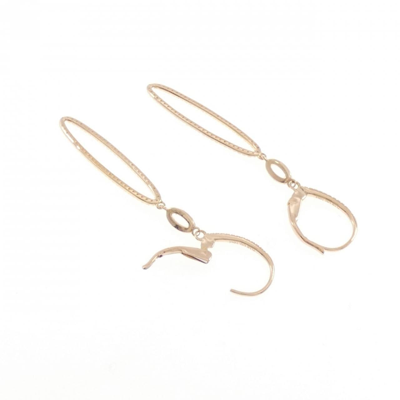 K18PG ダイヤモンド ピアス 0.36CT