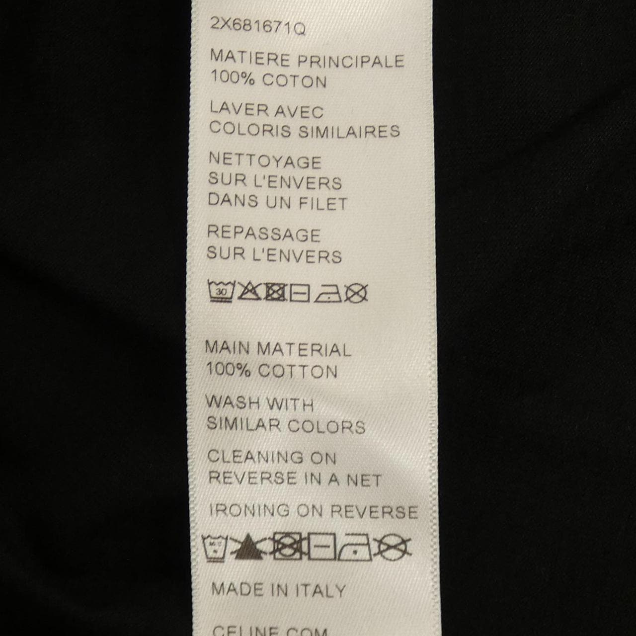 セリーヌ CELINE CELINE ルーズTシャツ 2X681671Q Tシャツ