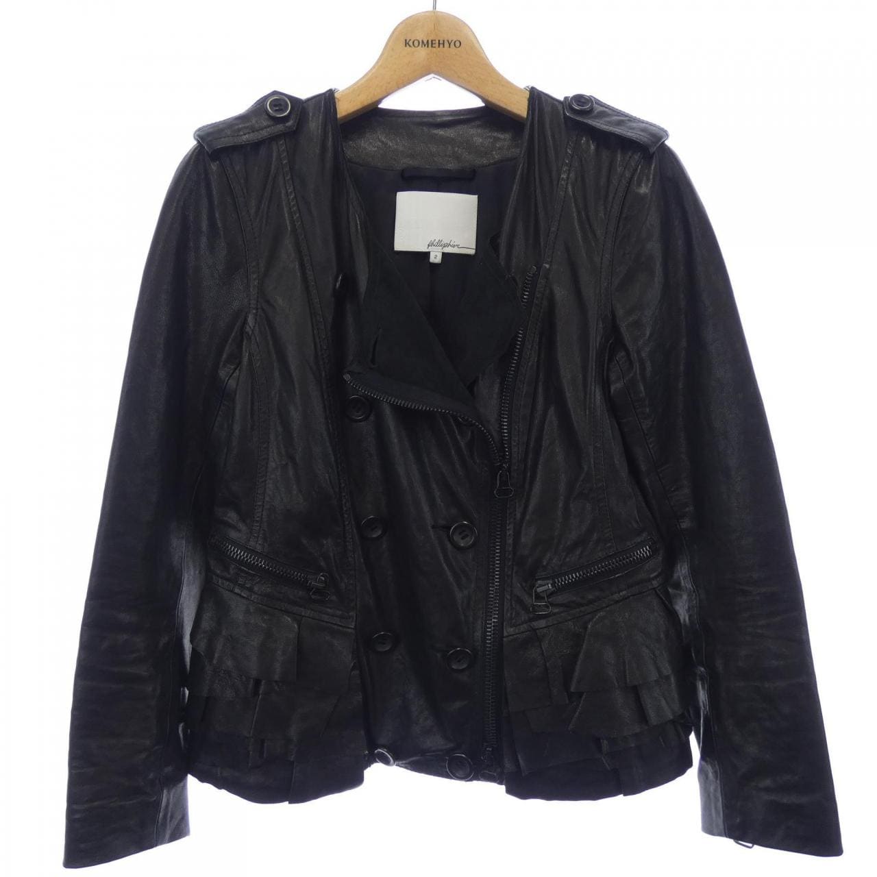 スリーワンフィリップリム 3.1 Phillip Lim レザージャケット