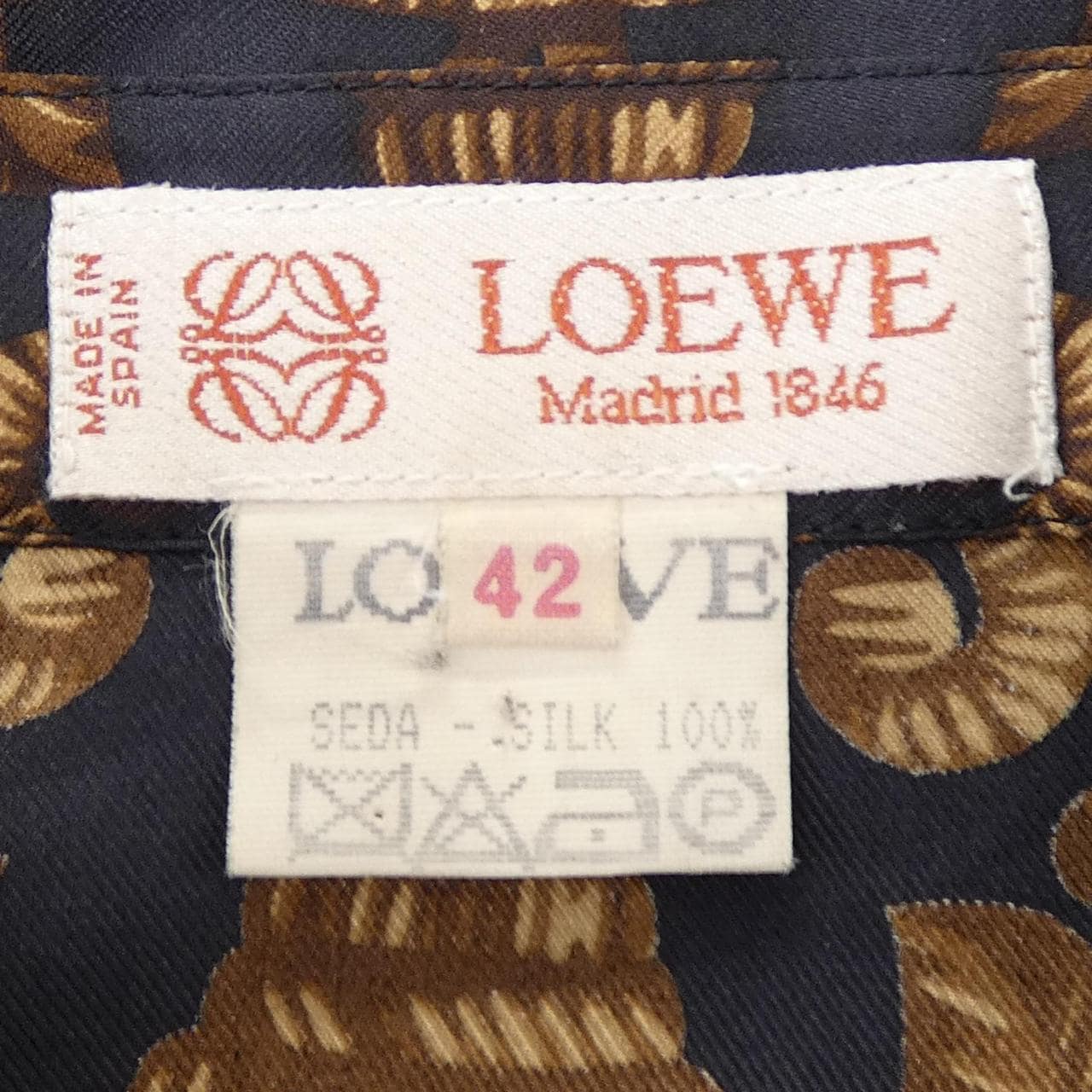 【ヴィンテージ】ロエベ LOEWE シャツ