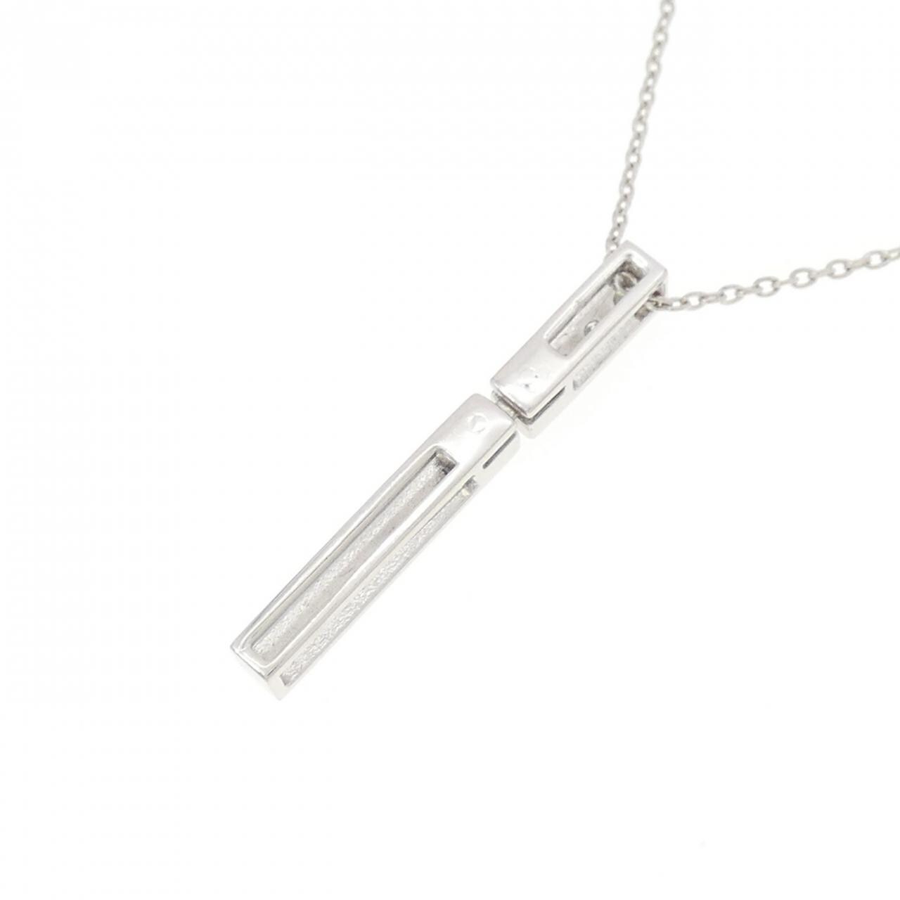 K18WG ダイヤモンド ネックレス 0.06CT