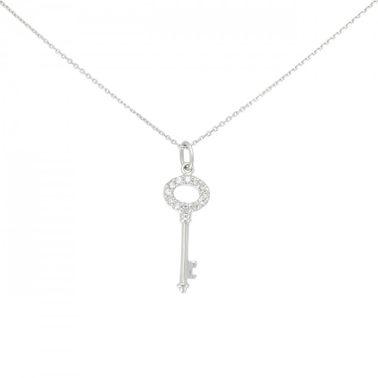 PT900/PT850 キー ダイヤモンド ネックレス 0.15CT