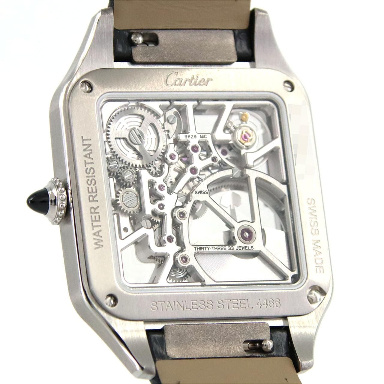 カルティエ サントス デュモンスケルトンウォッチLM マイクロローター WHSA0032 SS 自動巻