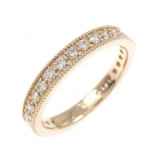 K18PG ダイヤモンド リング 0.35CT