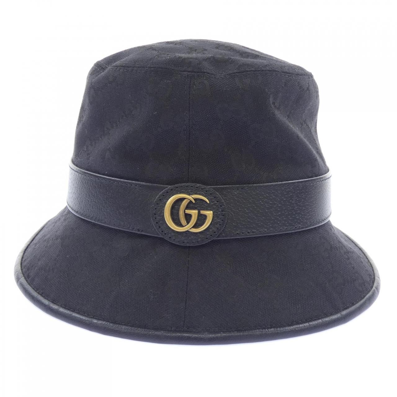 グッチ GUCCI ダブルG付き GGキャンバス バケットハット 576587 4HG53 ハット
