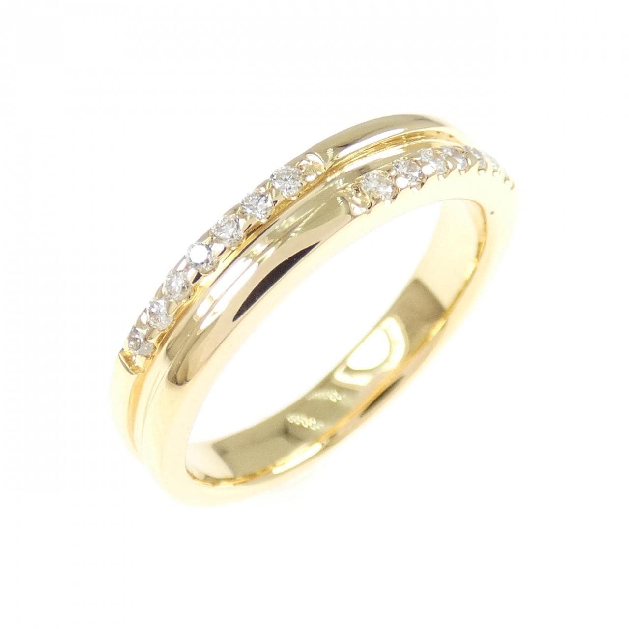 K18YG ダイヤモンド リング 0.11CT