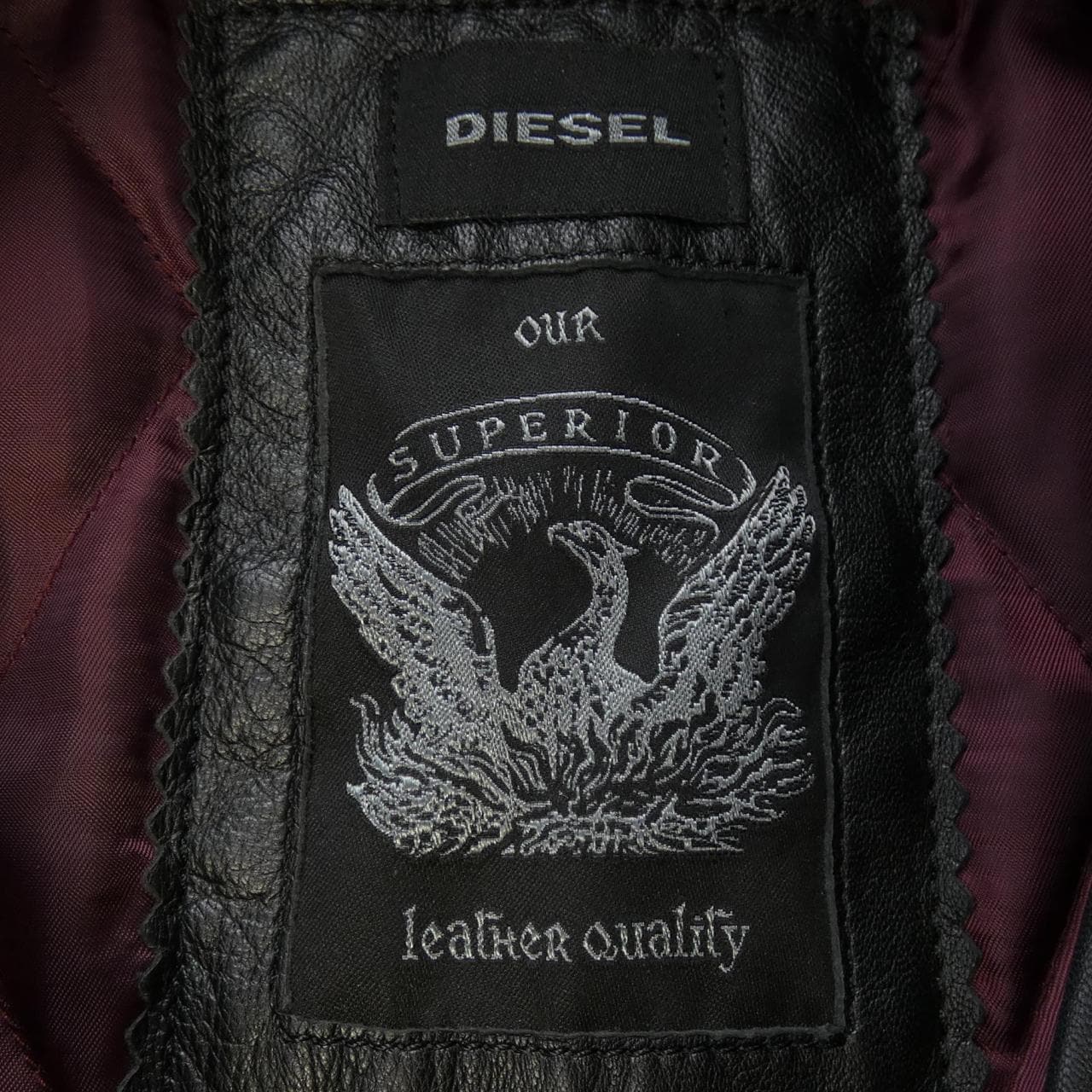 ディーゼル DIESEL レザーブルゾン