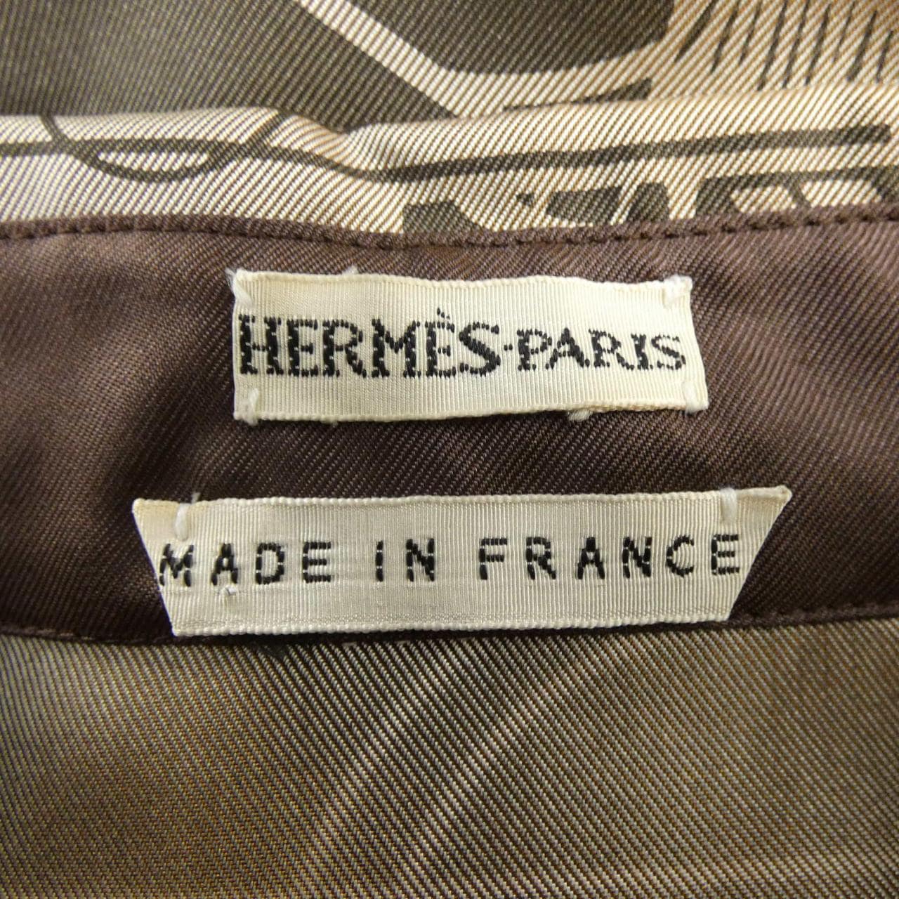 【ヴィンテージ】エルメス HERMES EX-LIBRIS ツイルレーヌ. シャツ