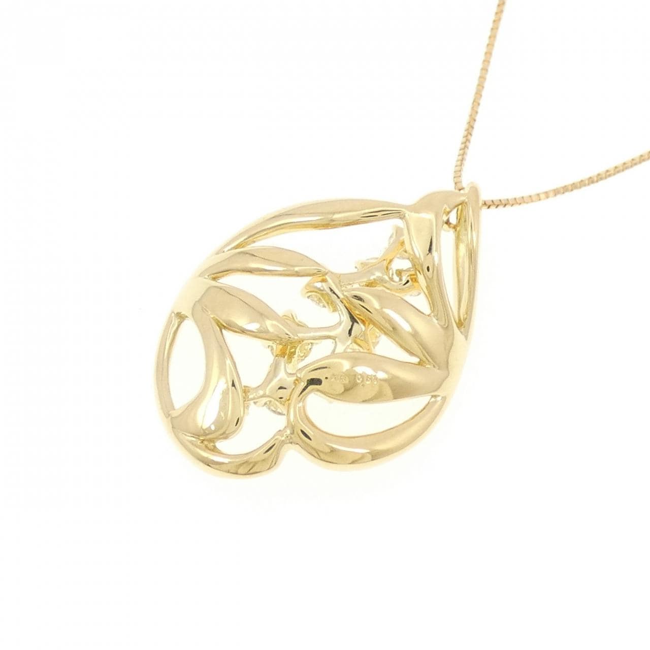 K18YG ダイヤモンド ネックレス 0.51CT