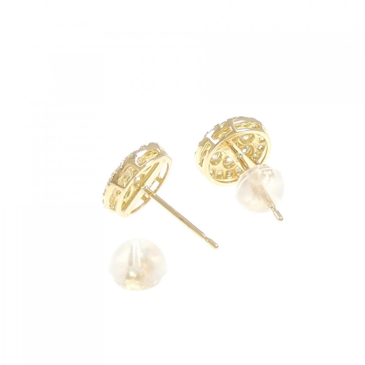 【リメイク】K18YG ダイヤモンド ピアス 0.60CT