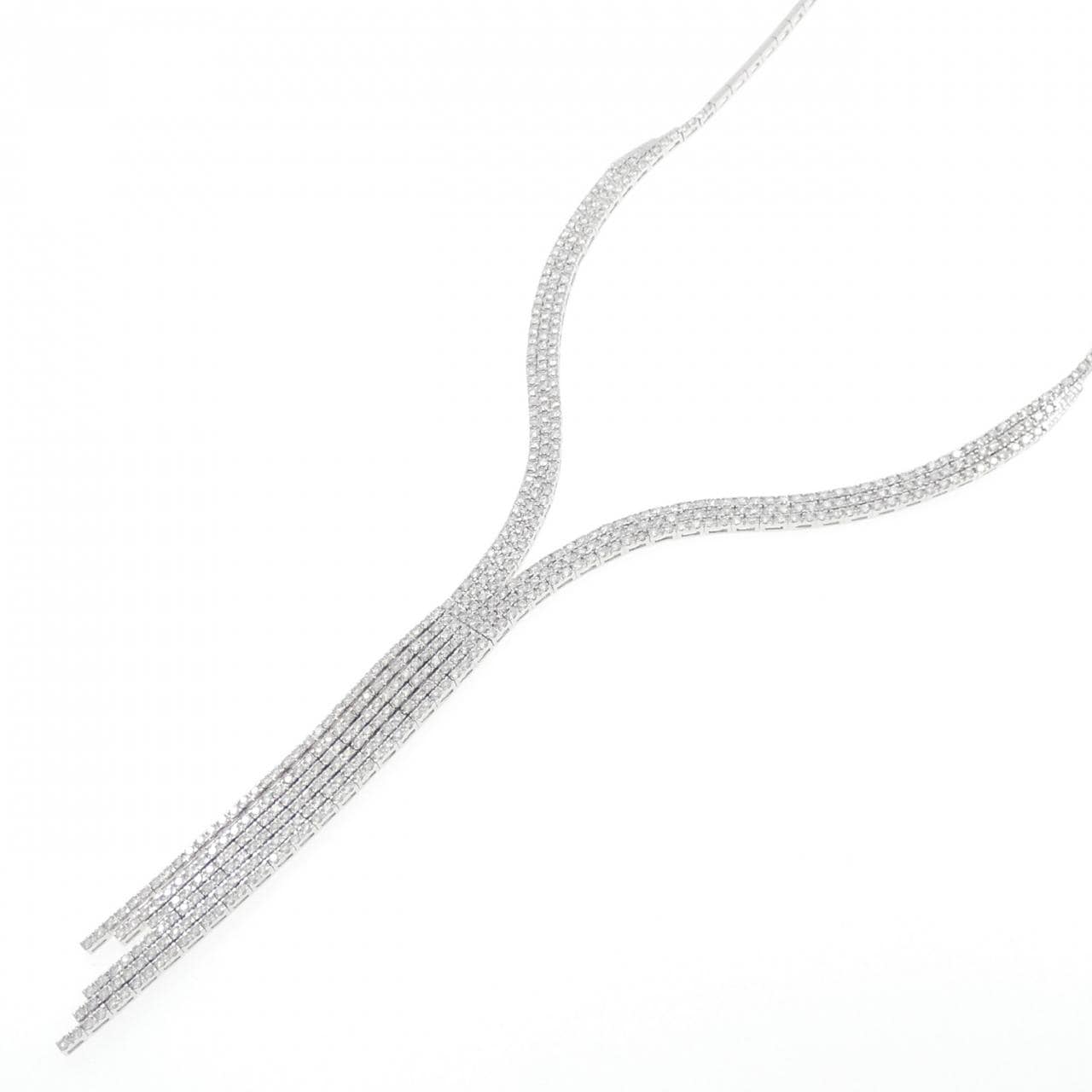 750WG ダイヤモンド ネックレス 8.80CT