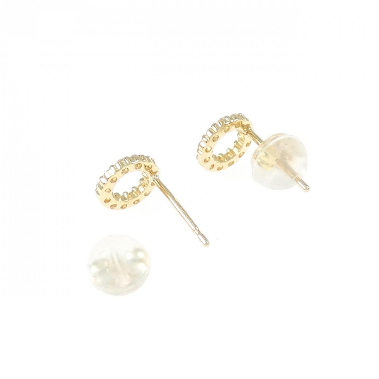 K18YG ダイヤモンド ピアス 0.20CT