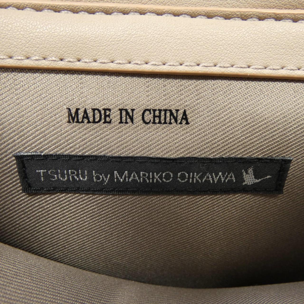 ツルバイマリコオイカワ TSURU BY MARIKO OIKA BAG