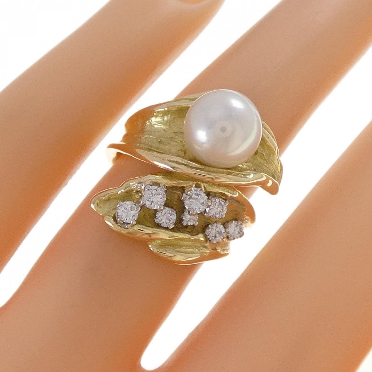 イワクラコウジ アコヤパール リング 7.8mm