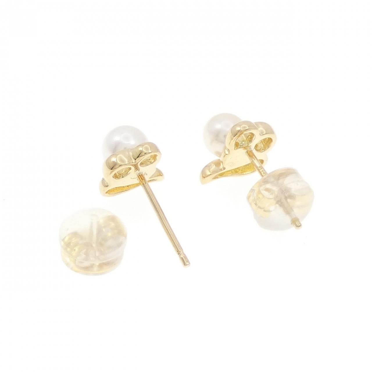 K18YG アコヤパール ピアス 4.3mm