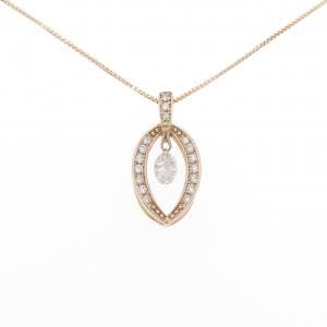 K18PG ダイヤモンド ネックレス 0.50CT