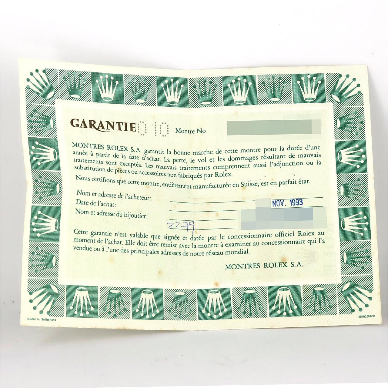 【ノーメンテナンス特価】ロレックス チェリーニ YG 5112/8 YG 手巻 N番