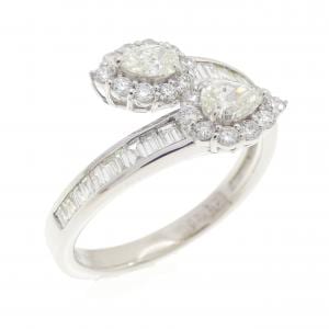 【新品】PT900 ダイヤモンド リング 0.80CT