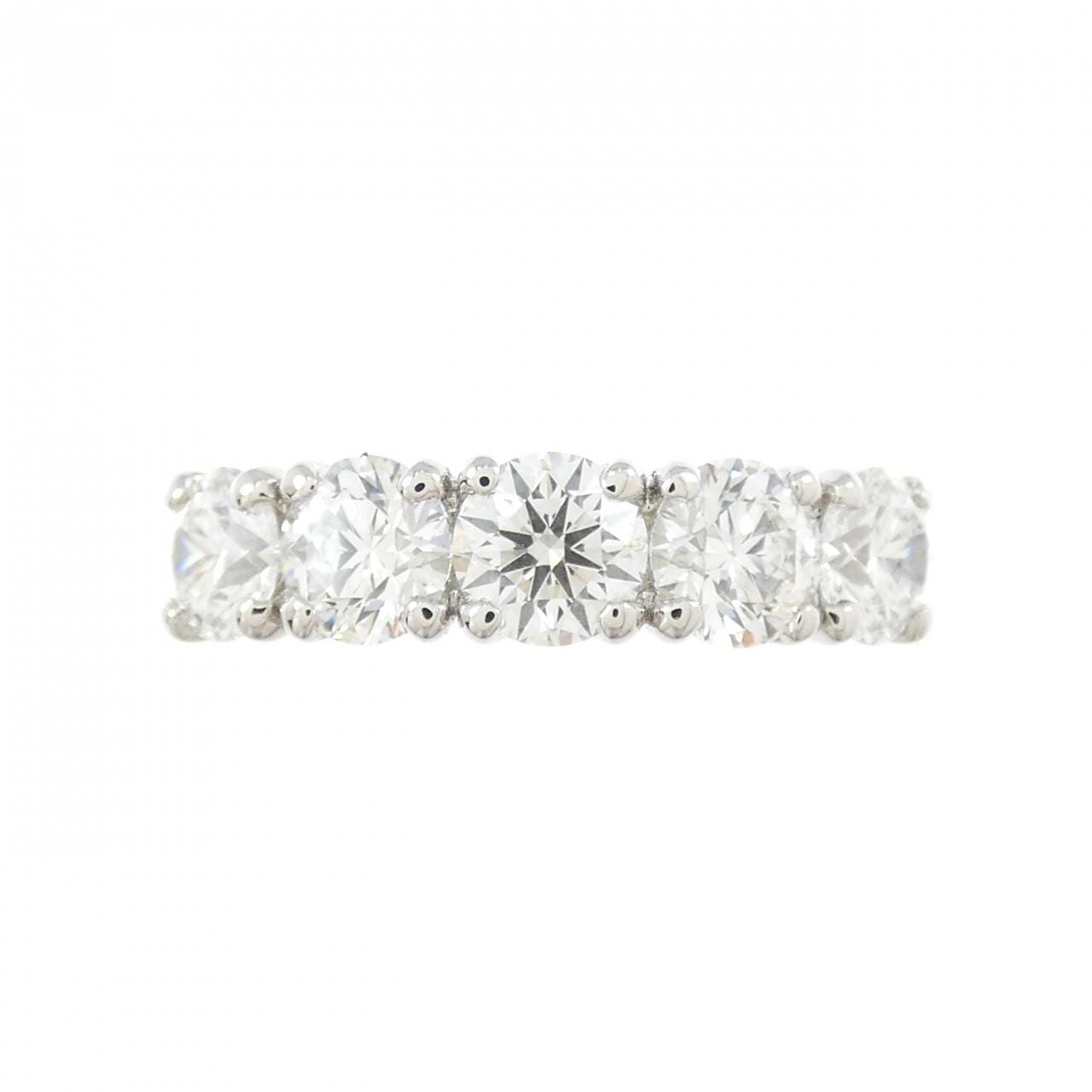 【リメイク】PT900 ダイヤモンド リング 1.637CT F SI1 3EXT-EXT