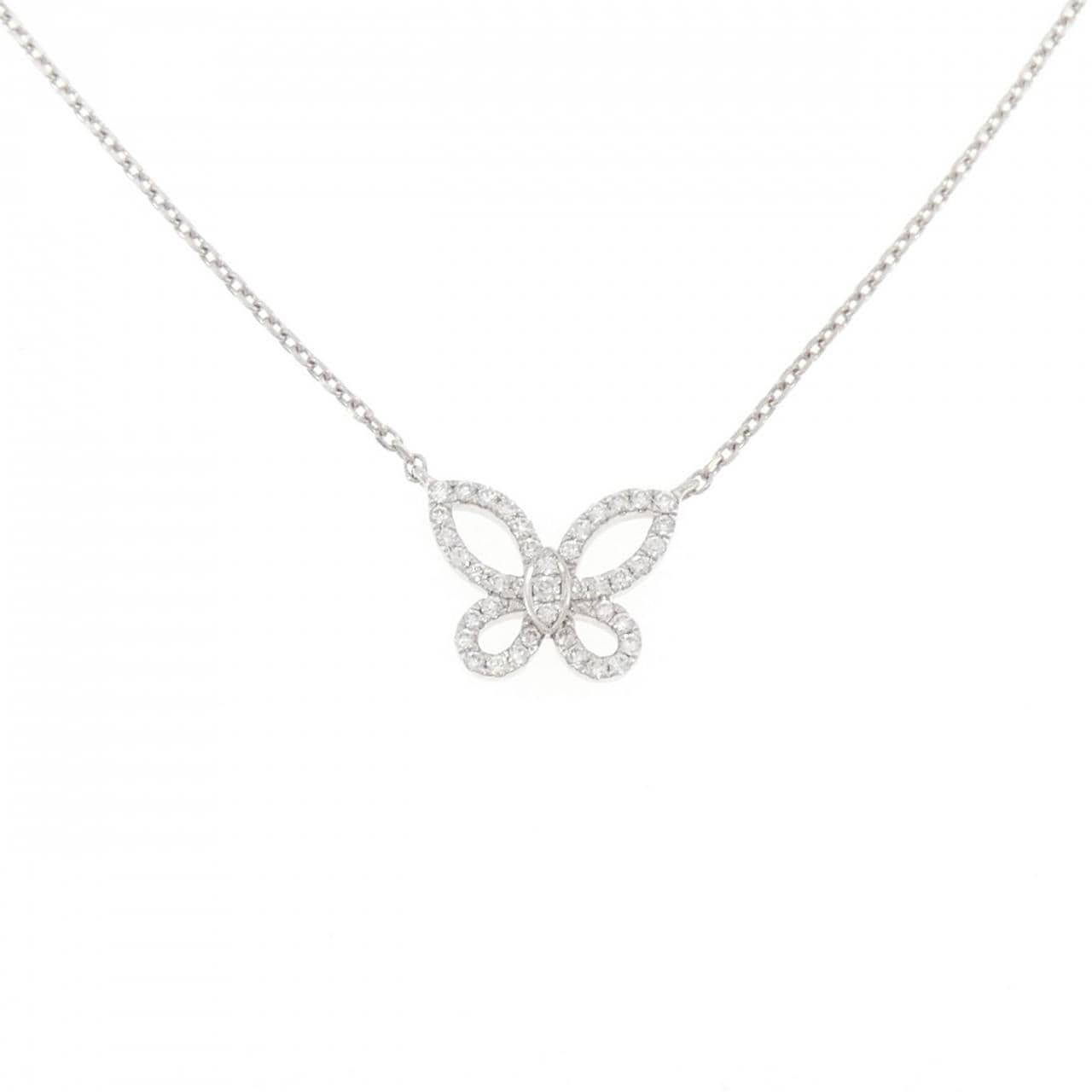 グラフ ミニ バタフライ シルエット ネックレス