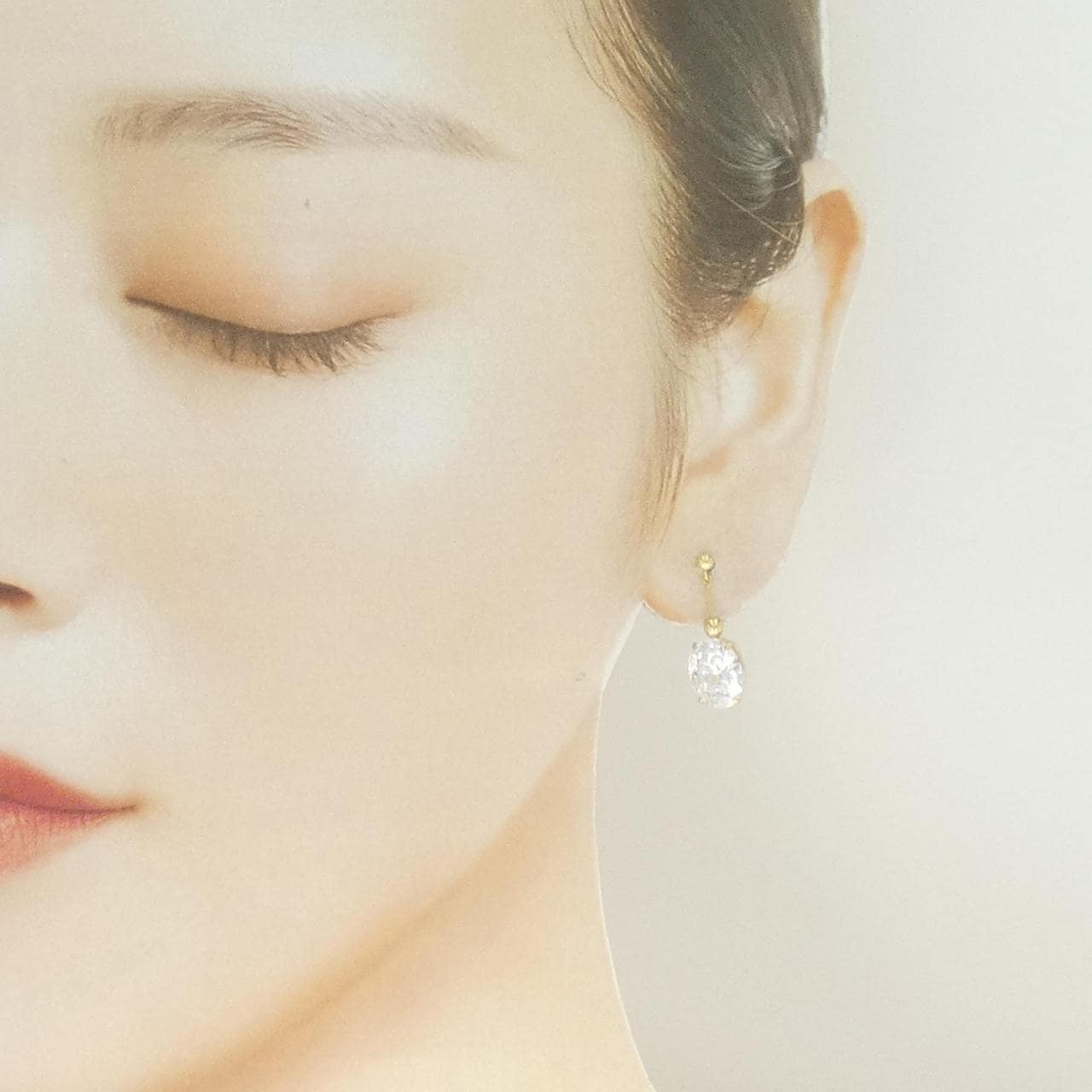 【新品】K18YG キュービック ピアス