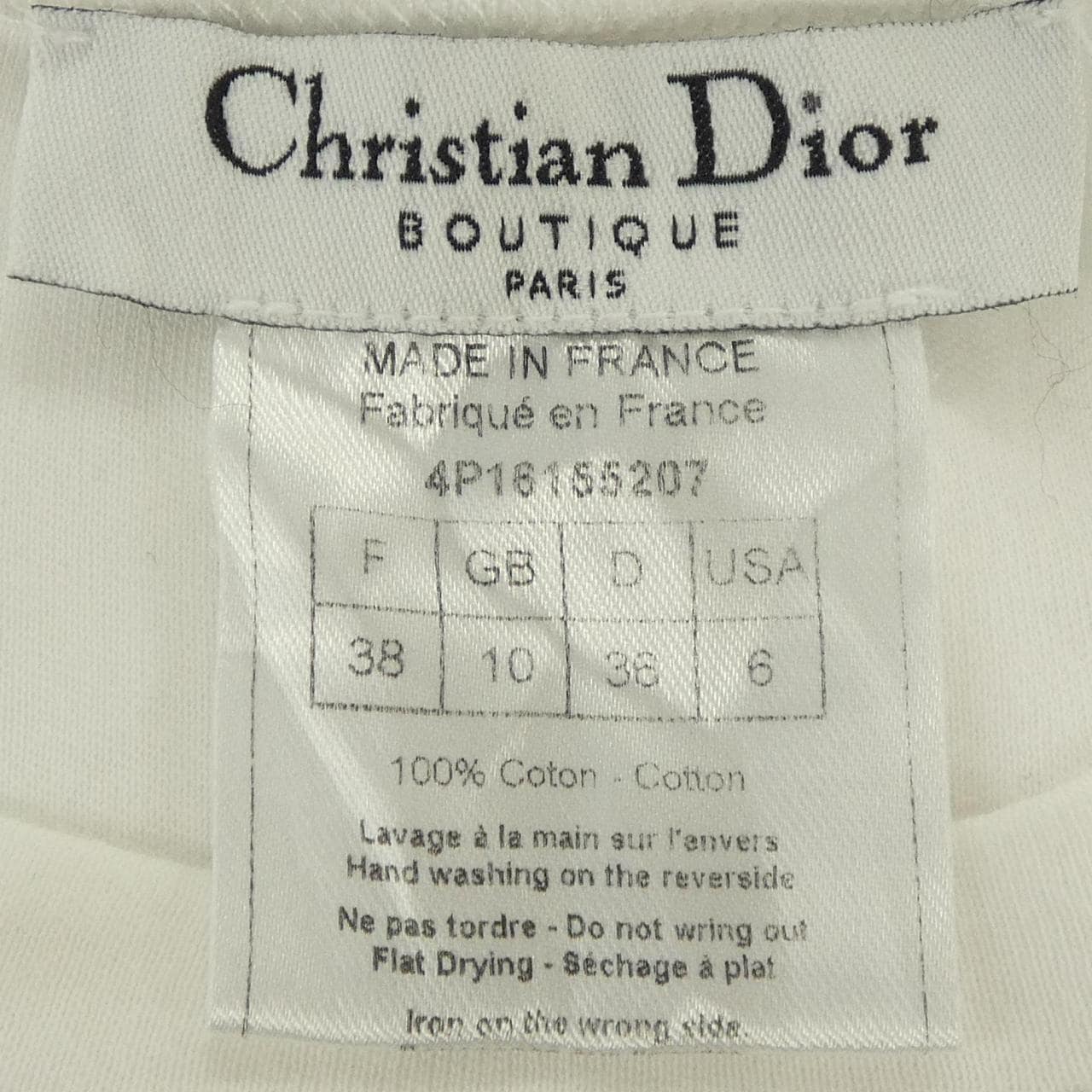 【ヴィンテージ】クリスチャンディオール CHRISTIAN DIOR J'ADIOR トロッター TROTTER 4P16155207 Tシャツ
