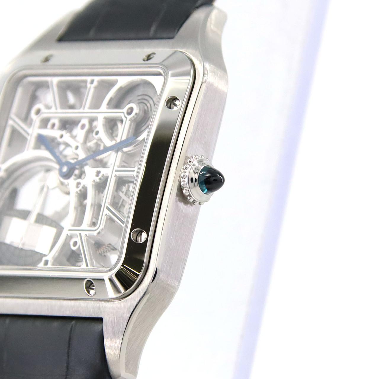 カルティエ サントス デュモンスケルトンウォッチLM マイクロローター WHSA0032 SS 自動巻