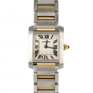 カルティエ タンクフランセーズSM コンビ W51007Q4 SSxYG クォーツ