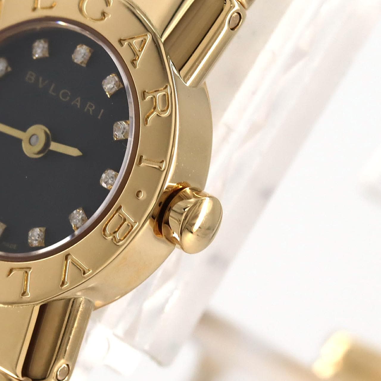 ブルガリ ブルガリブルガリ･トゥボガス YG･12P Lサイズ BB192TG YG クォーツ