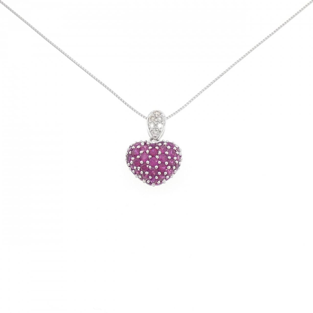 カサハラ マスミ ルビー ネックレス 0.60CT