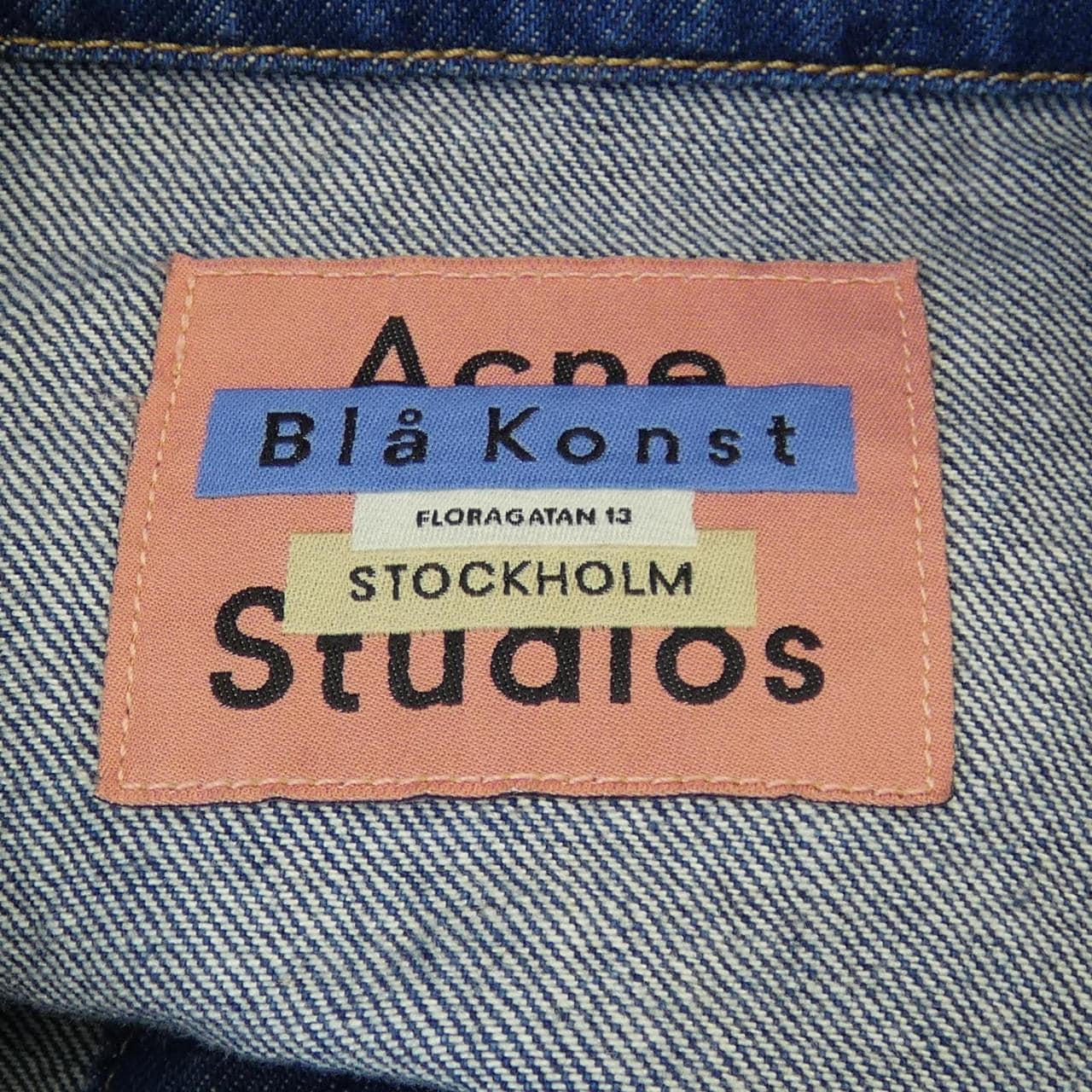 アクネストゥディオズ ACNE STUDIOS Peppeur Dark Blue Trash デニムジャケット
