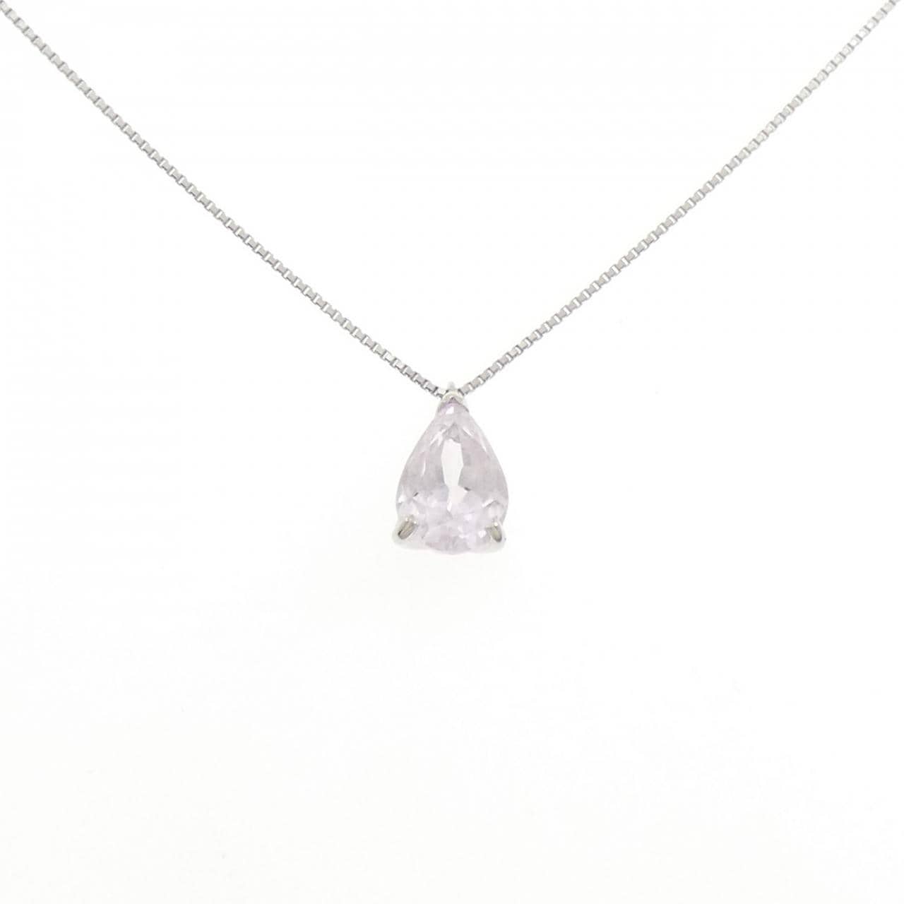 PT900/PT850 クンツァイト ネックレス 5.09CT