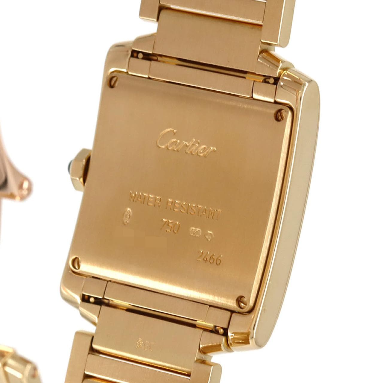 カルティエ タンクフランセーズMM YG W50014N2 YG クォーツ