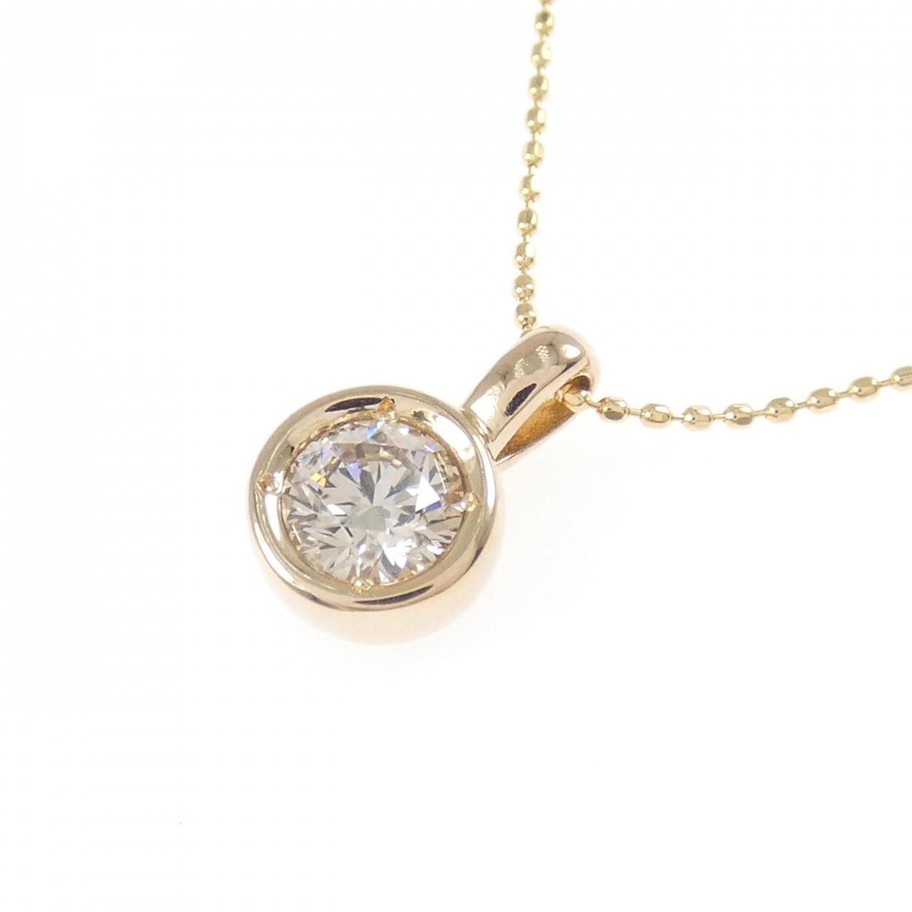K18YG ダイヤモンド ネックレス 0.57CT