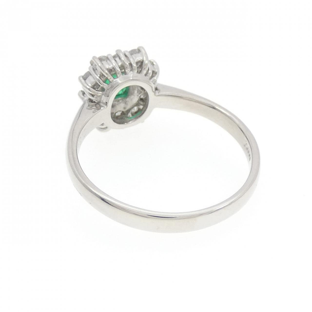 PT900 エメラルド リング 0.32CT