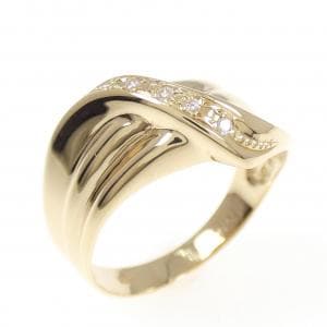 K18YG ダイヤモンド リング 0.05CT