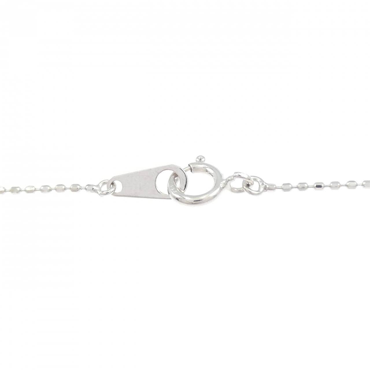 K18WG 2WAY ブルートパーズ ネックレス