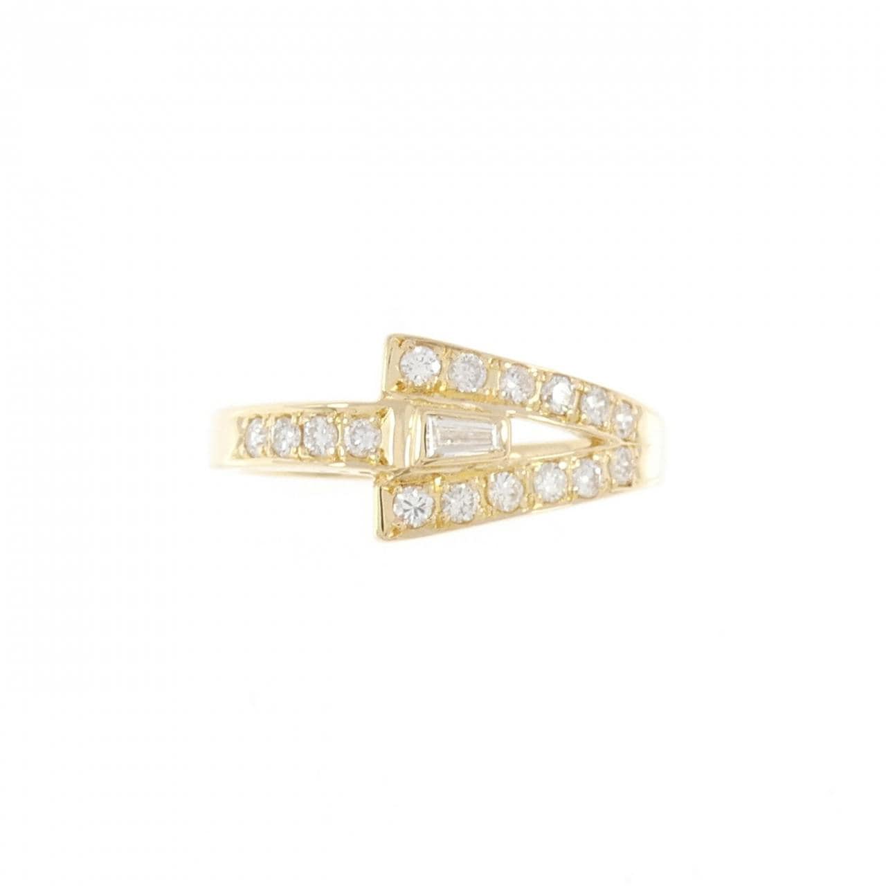 K18YG ダイヤモンド リング 0.27CT