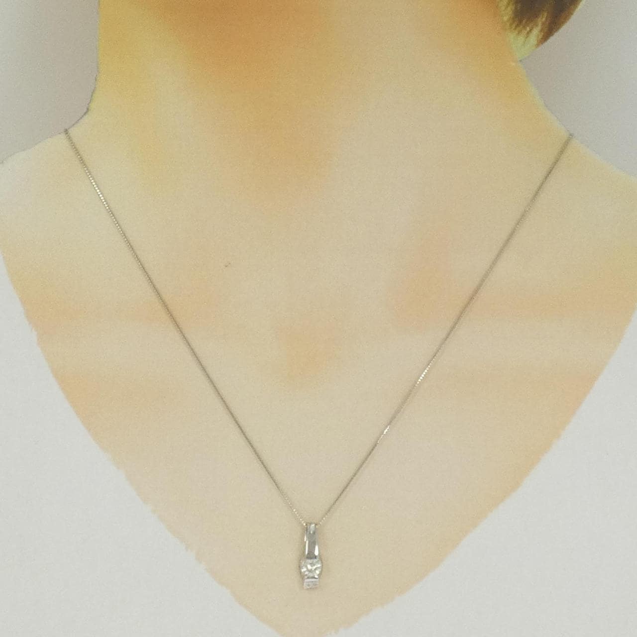 PT900/PT850 ダイヤモンド ネックレス 0.286CT