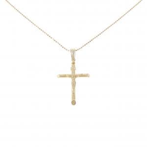 K18YG クロス ネックレス