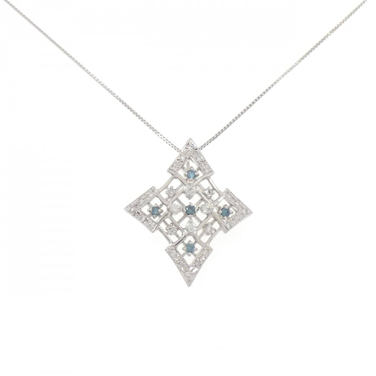 PT900/PT850 ダイヤモンド ネックレス 0.38CT