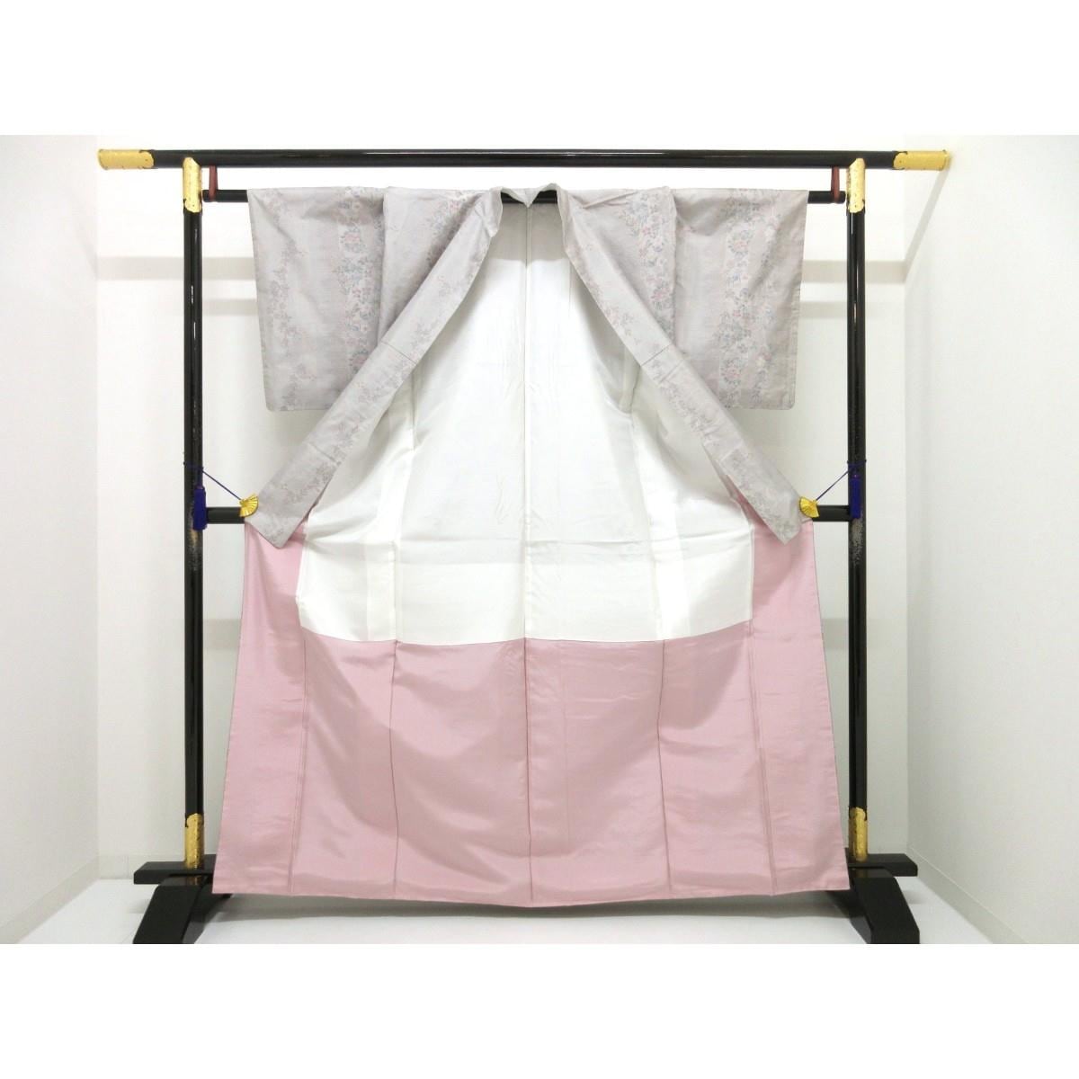 【未使用品】紬　【都喜ヱ門大島紬】裄丈Ｓ寸