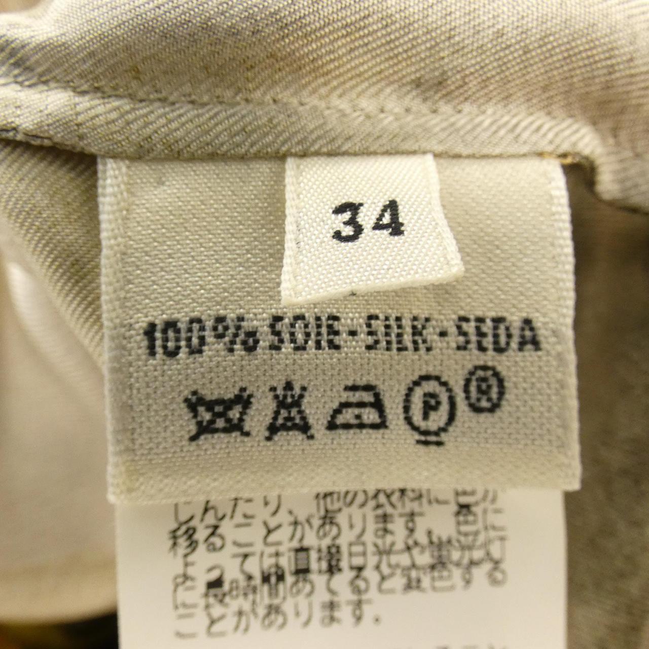 エルメス HERMES PROJECTS CARRES sh200 ツイルレーヌ. シャツ